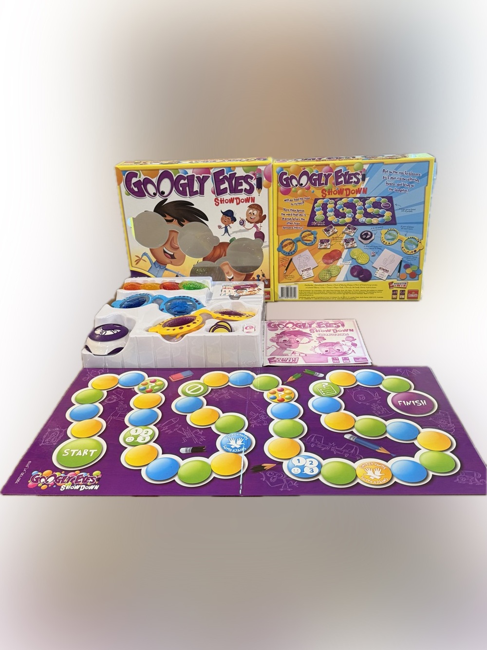 Goliath Googly Eyes Showdown Family Board Game Complete 4-16 Player